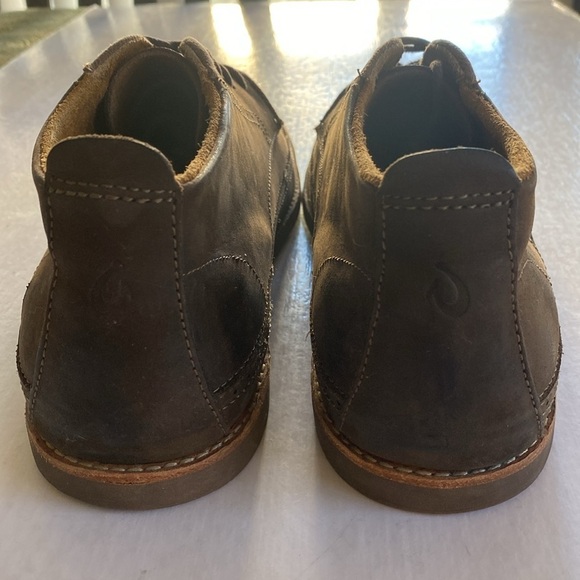 OLUKAI Men’s Brown Leather Boots Size 10 M main image 9